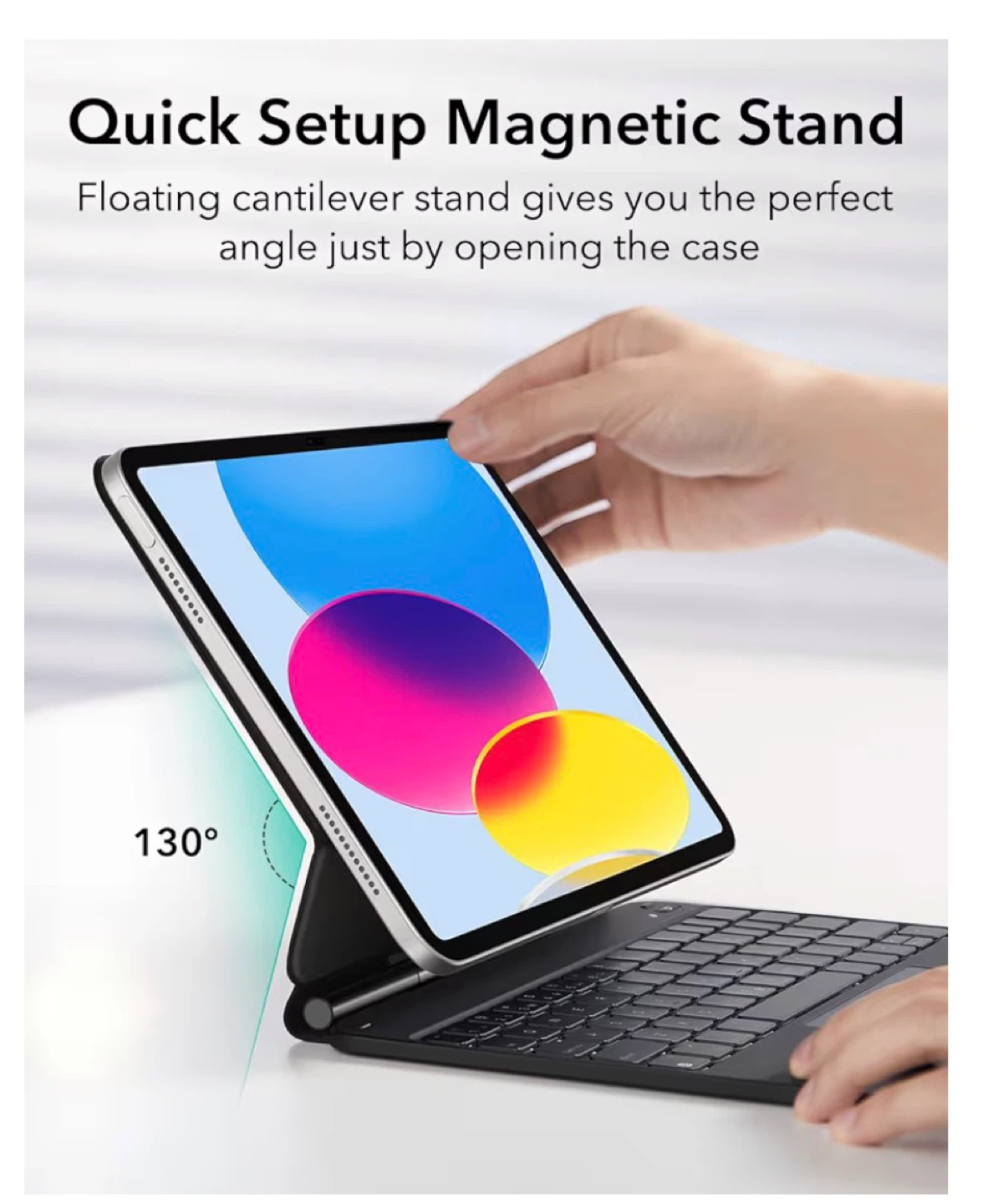 ESR iPad 11"/10th Gen Case with Keyboard & Multi-Touch Trackpad - photo 3