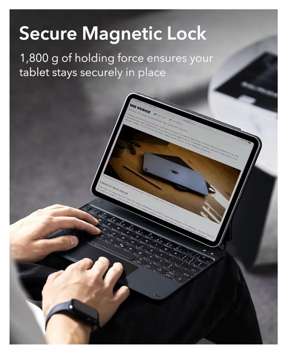 ESR iPad 11"/10th Gen Case with Keyboard & Multi-Touch Trackpad - photo 5