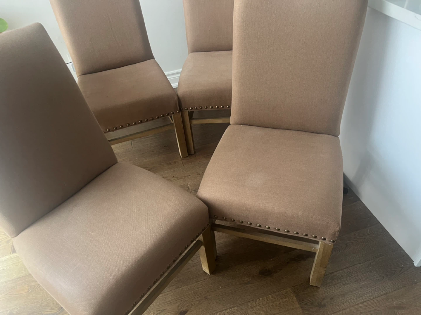 Restoration Hardware: 4 Upholstered Dining Chairs - photo 2
