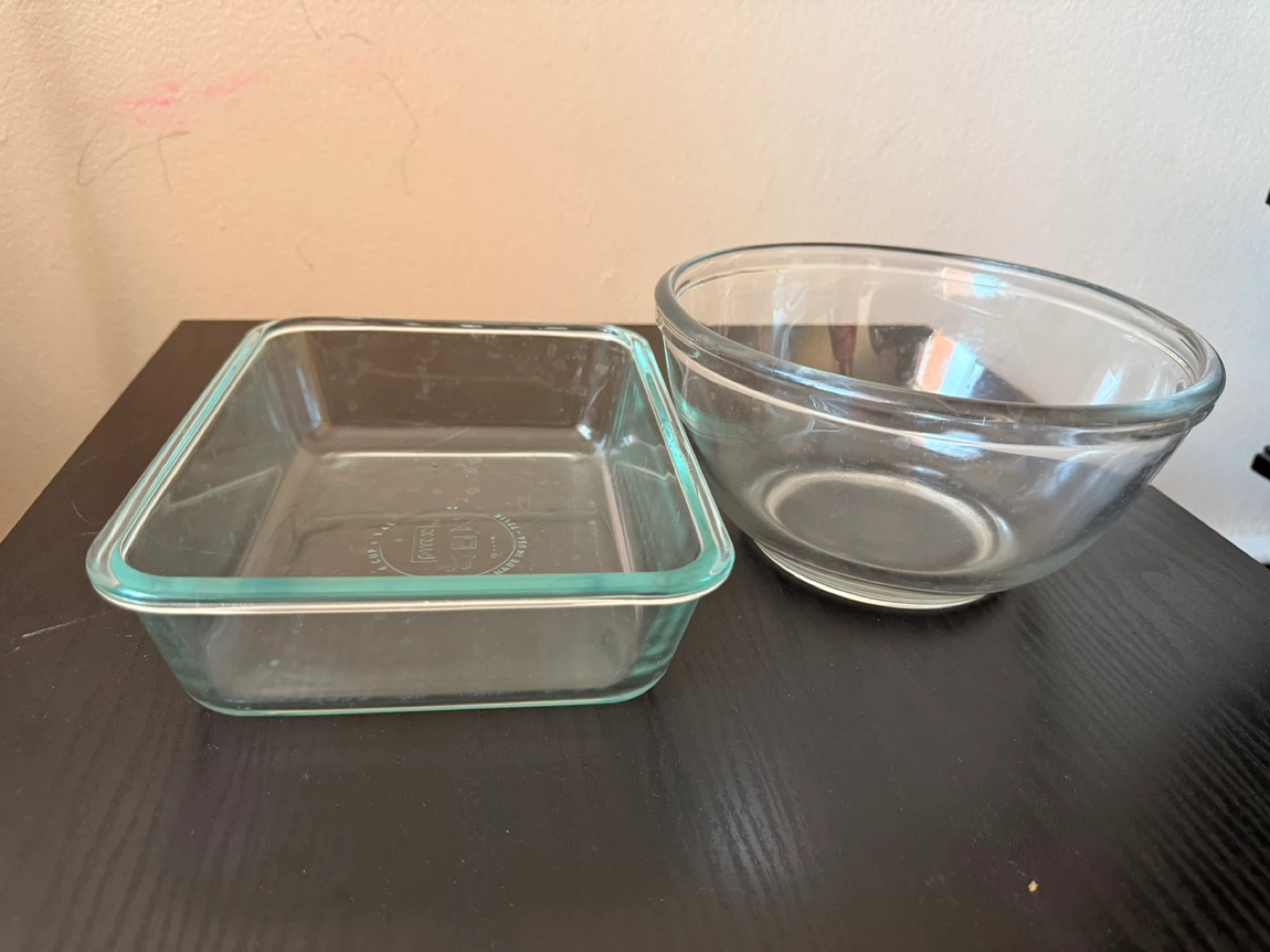 Pyrex Glass Baking Dish and Mixing Bowl Set