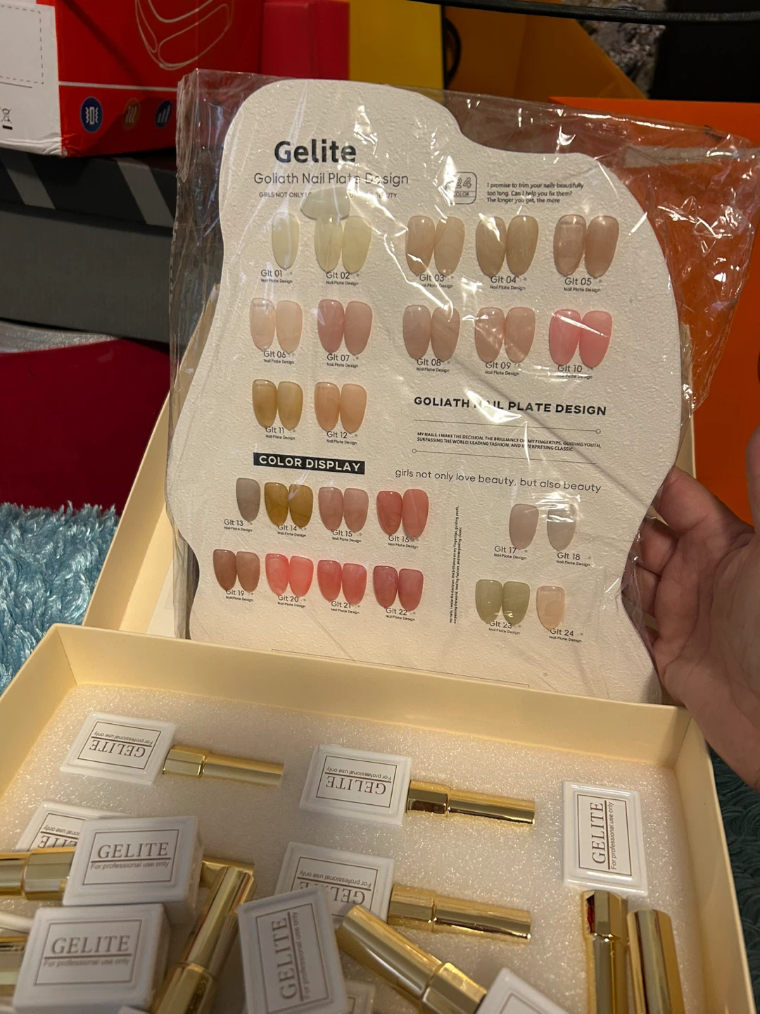 Gelite Goliath Nail Plate Design 24 Colors - photo 2