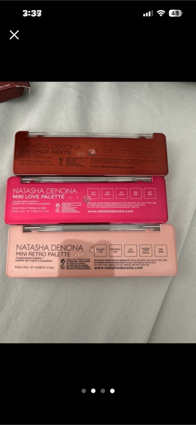 Natasha Denona Mini Eyeshadow Palettes (Zendo, Love, Retro) - photo 2