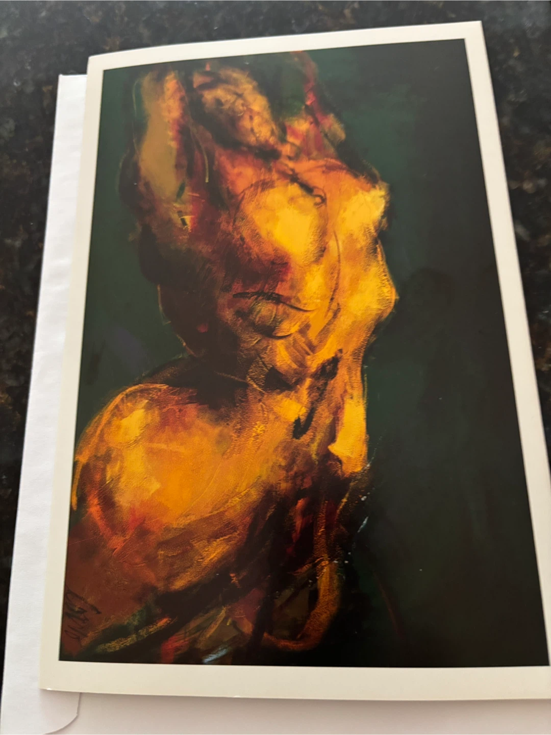 Set of 5 Art Greeting Cards by J. Corno (artist) - photo 4