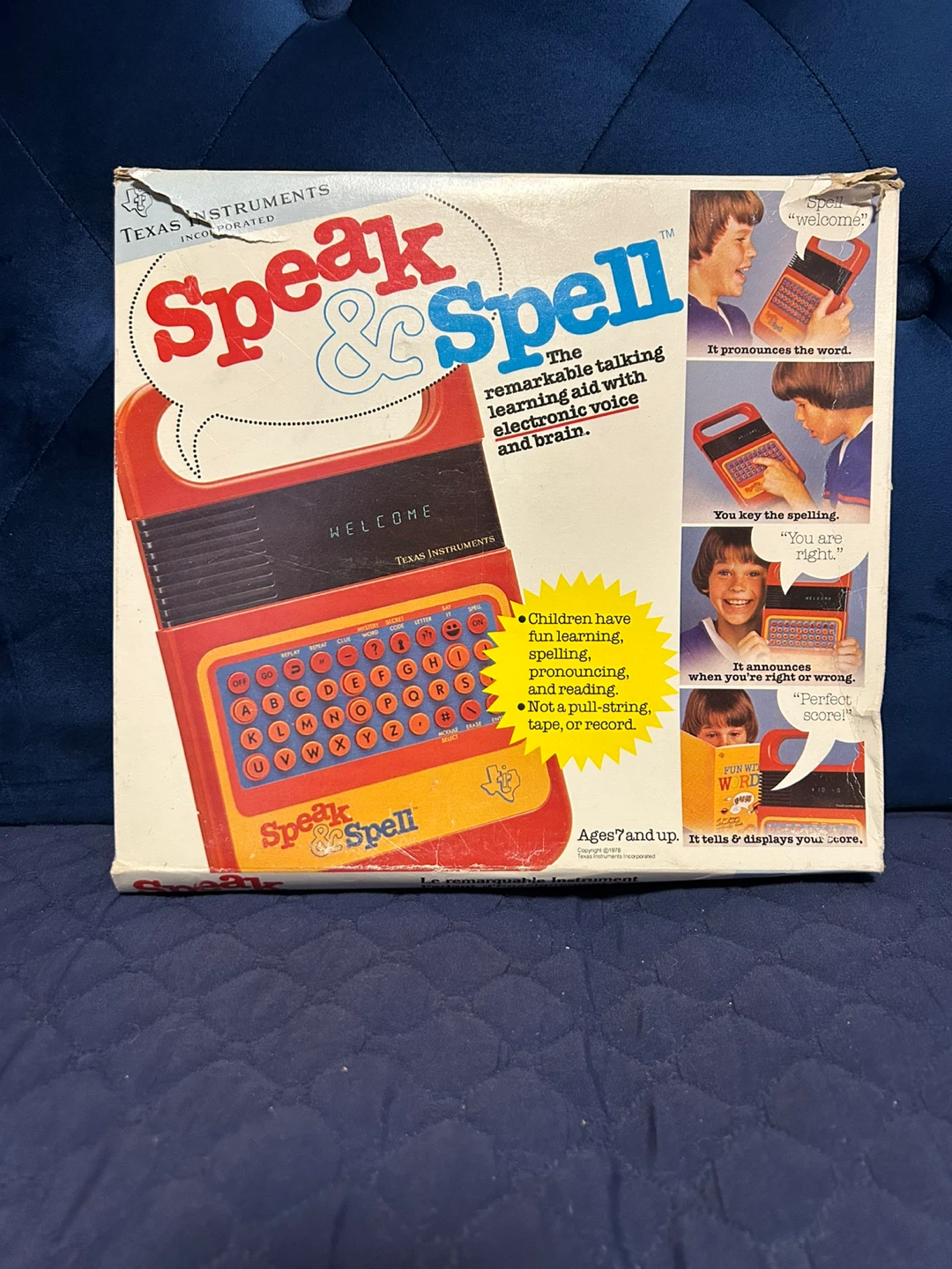 Texas Instruments Speak & Spell Electronic Learning Aid