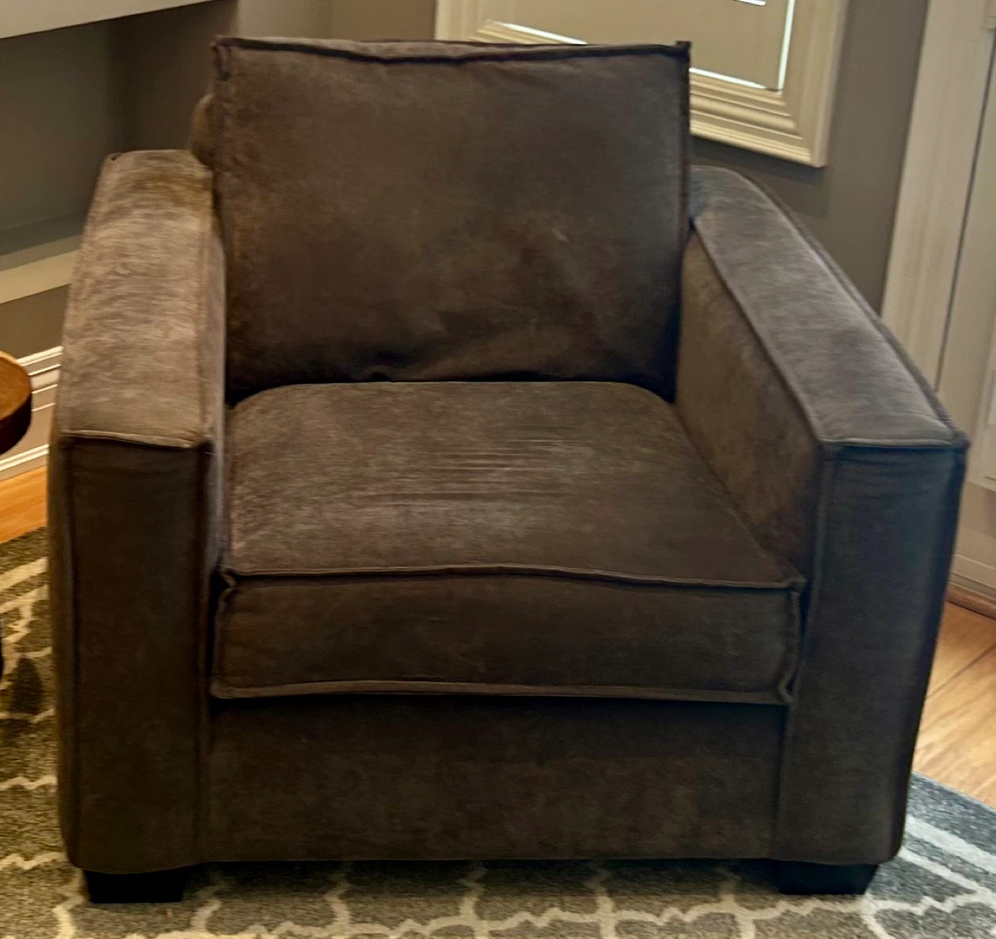 Fabric upholstered Sofa and Chair Set - photo 3