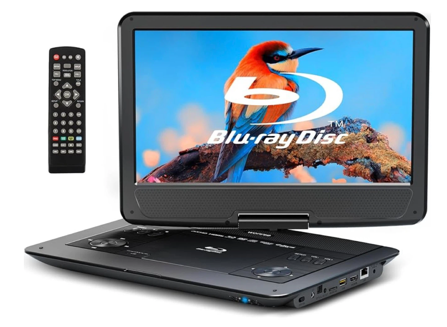 Portable Blu-ray Disc Player with Remote