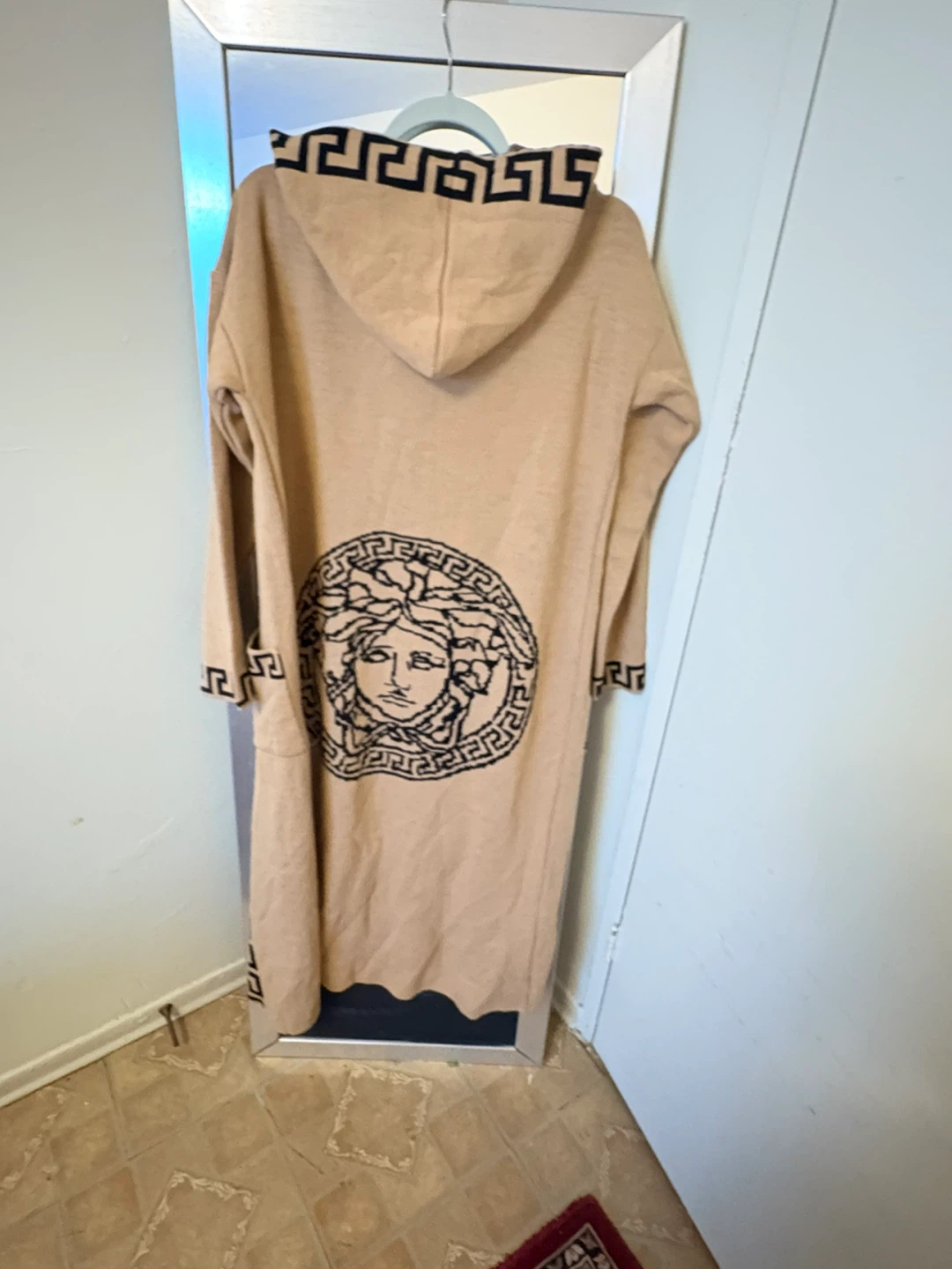 Versace Medusa Print Knit Robe Cardigan - photo 2
