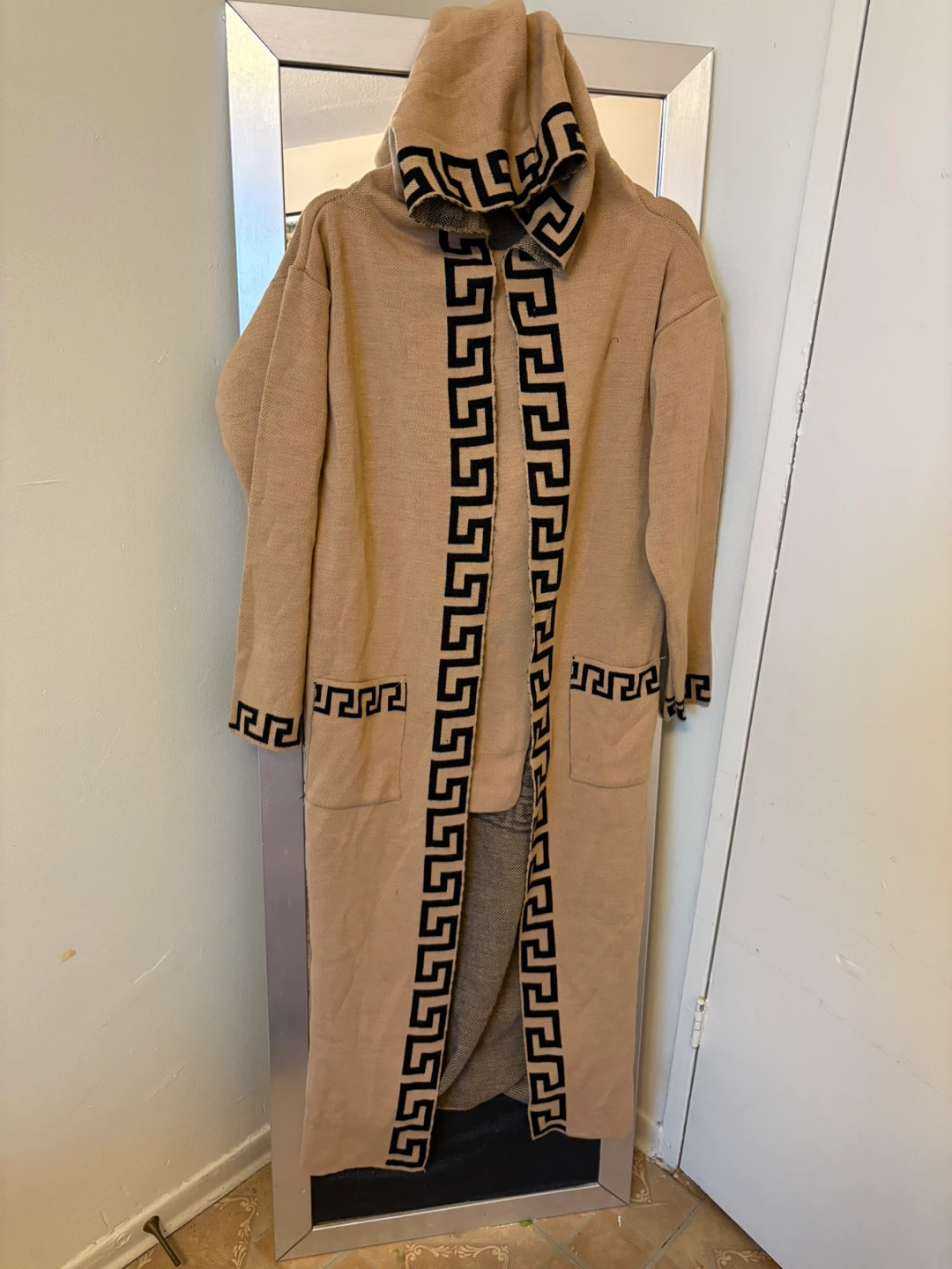 Versace Medusa Print Knit Robe Cardigan - photo 5