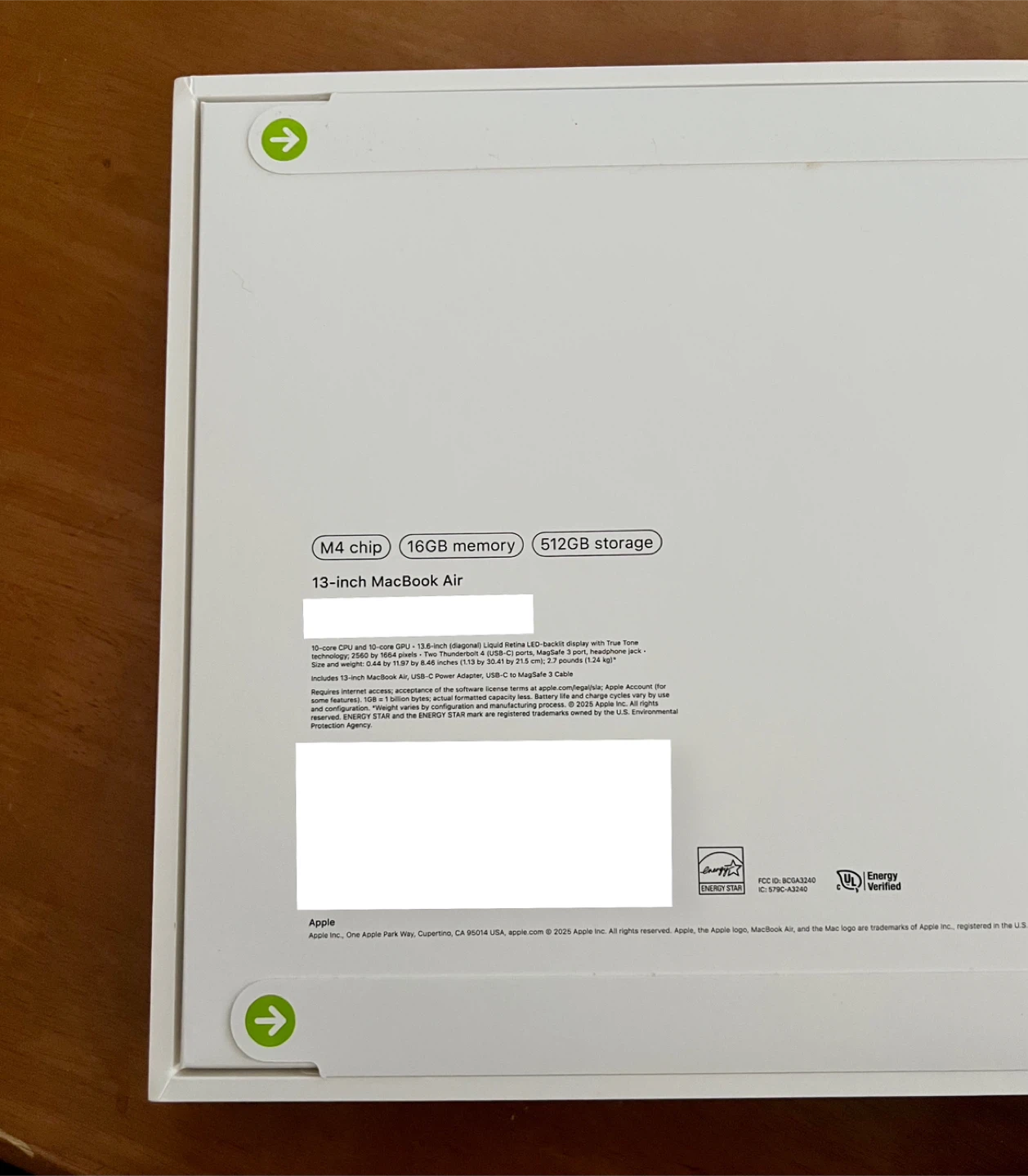 BNIB Macbook Air 13” Silver 16G 512GB - photo 3