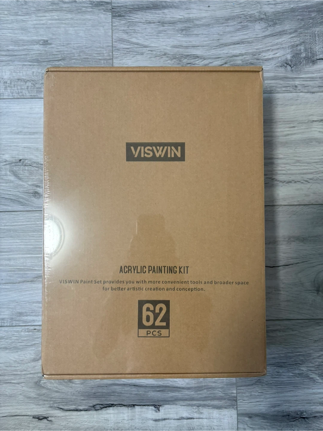 VISWIN Acrylic Painting Kit - 62 Pieces