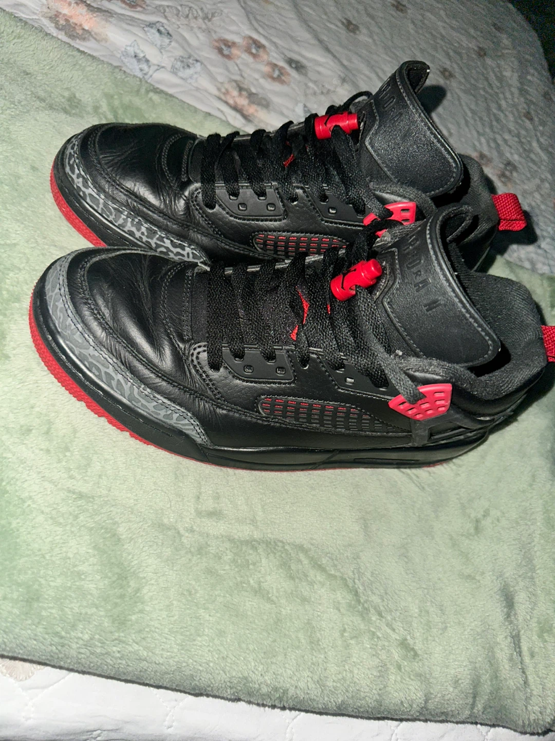 Jordan 3 Retro Sneakers Black Red, Spizike Brooklyn - photo 5