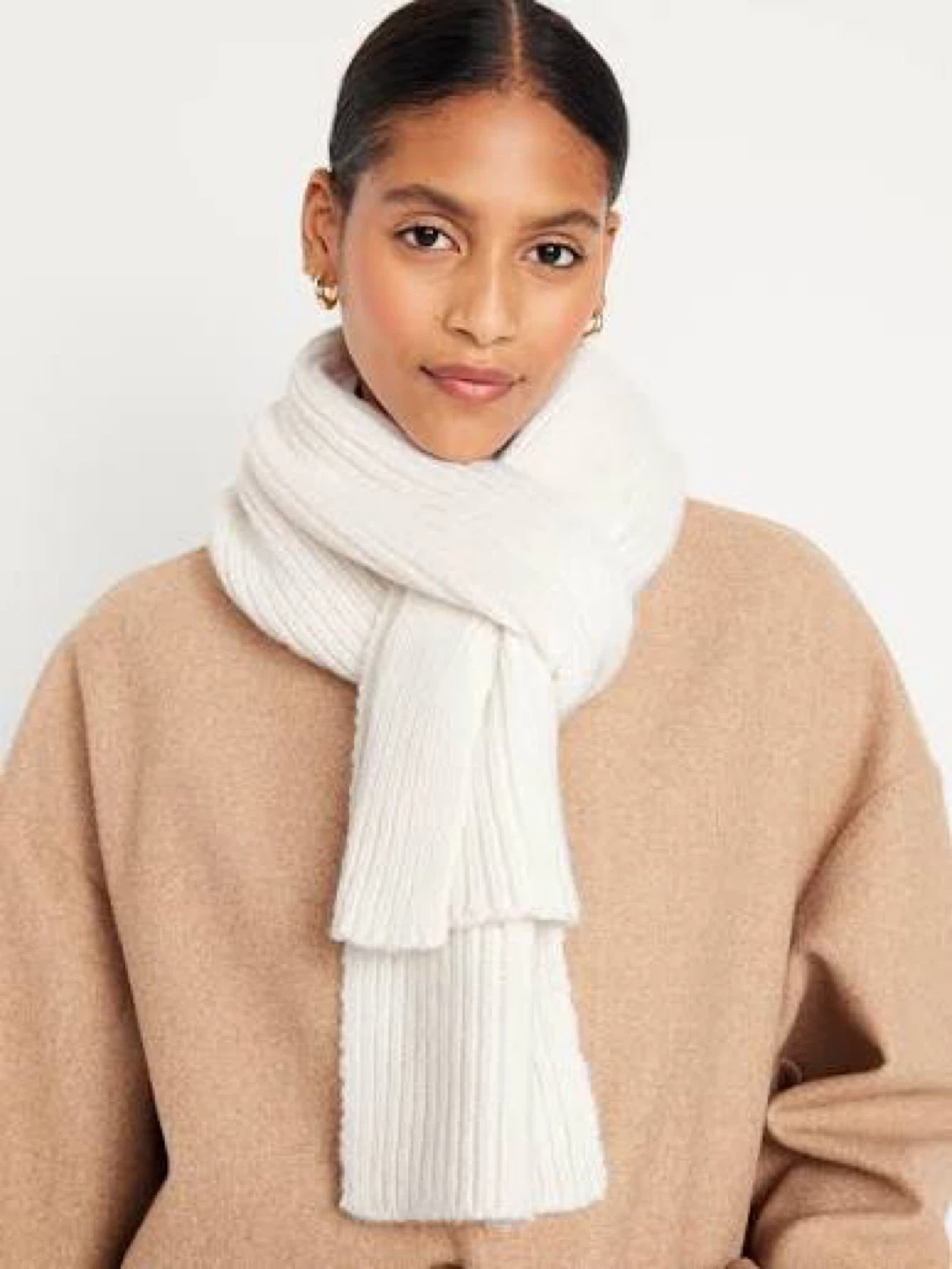 Pink knit hood + Scarf - photo 4