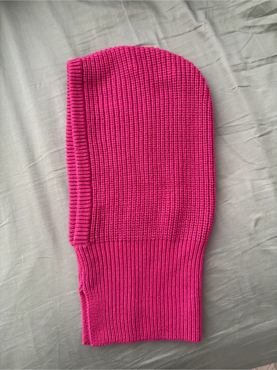 Pink knit hood + Scarf - photo 3