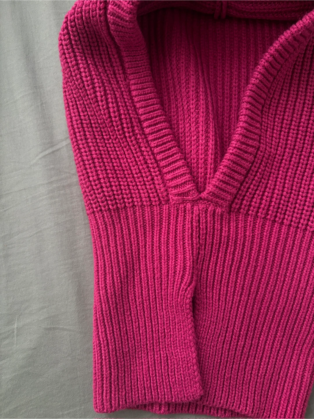 Pink knit hood + Scarf - photo 2