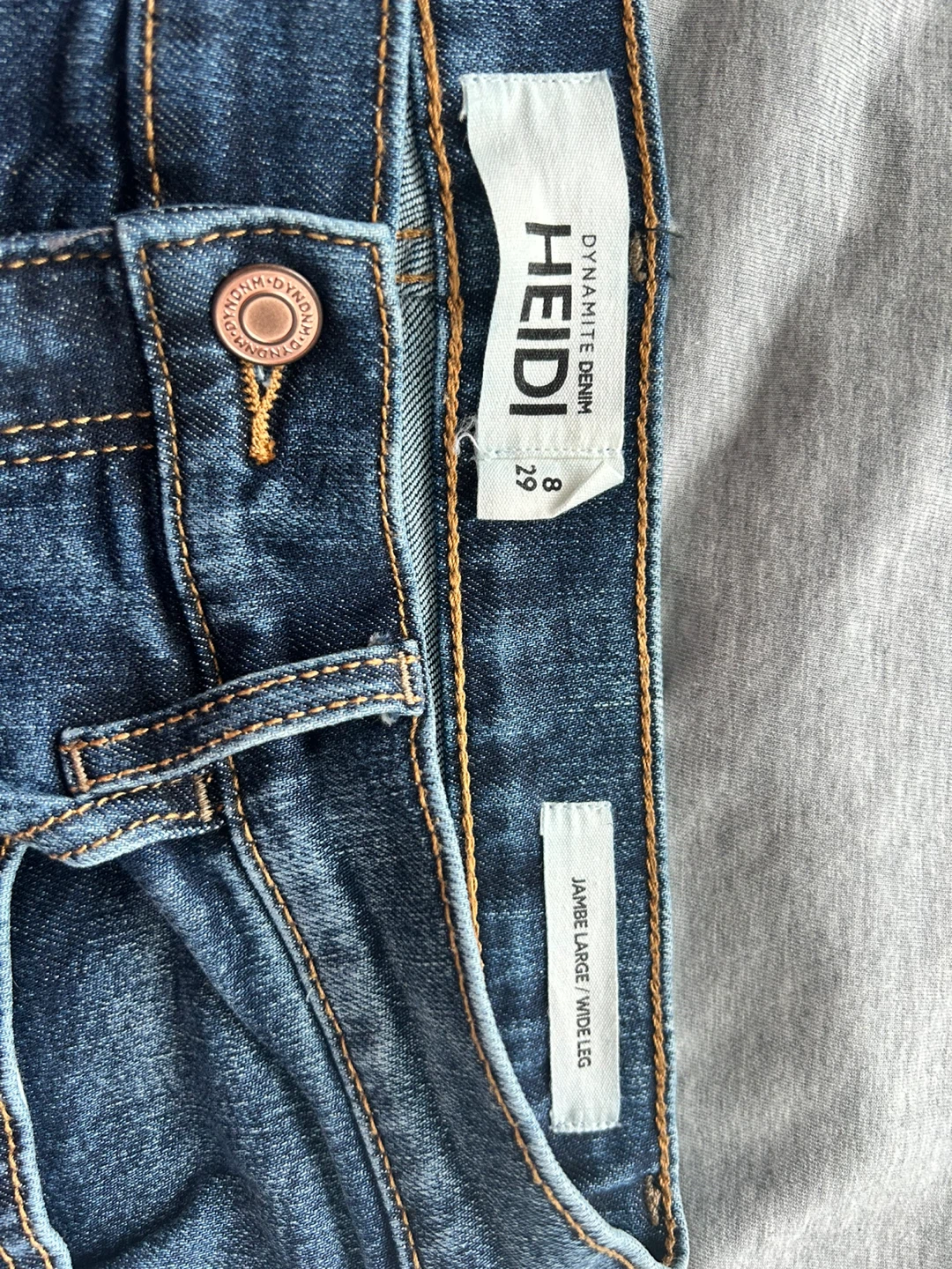 Dynamite Denim Heidi Wide Leg Jeans - Size 8