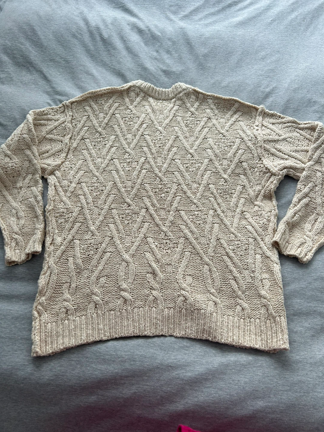 Free People Cream Cable Knit Sweater - photo 2
