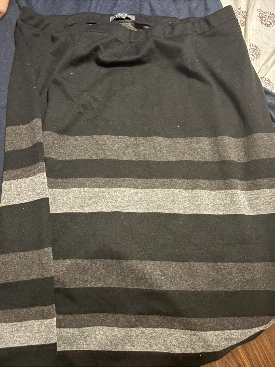 Addition Elle Striped Long Sleeve skirt