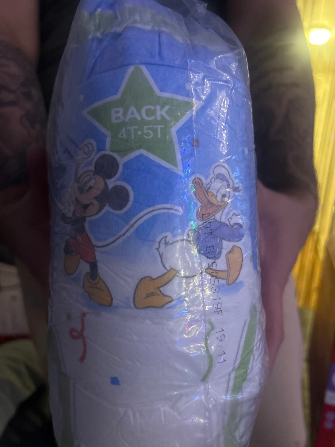 Disney Mickey & Donald Diapers Size 4T-5T