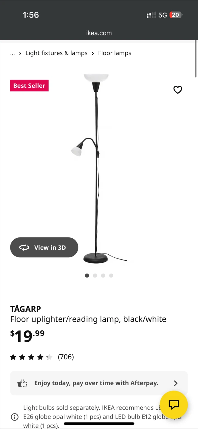 IKEA TAGARP Floor Lamps - Set of 2 (Bulbs Included) - photo 2