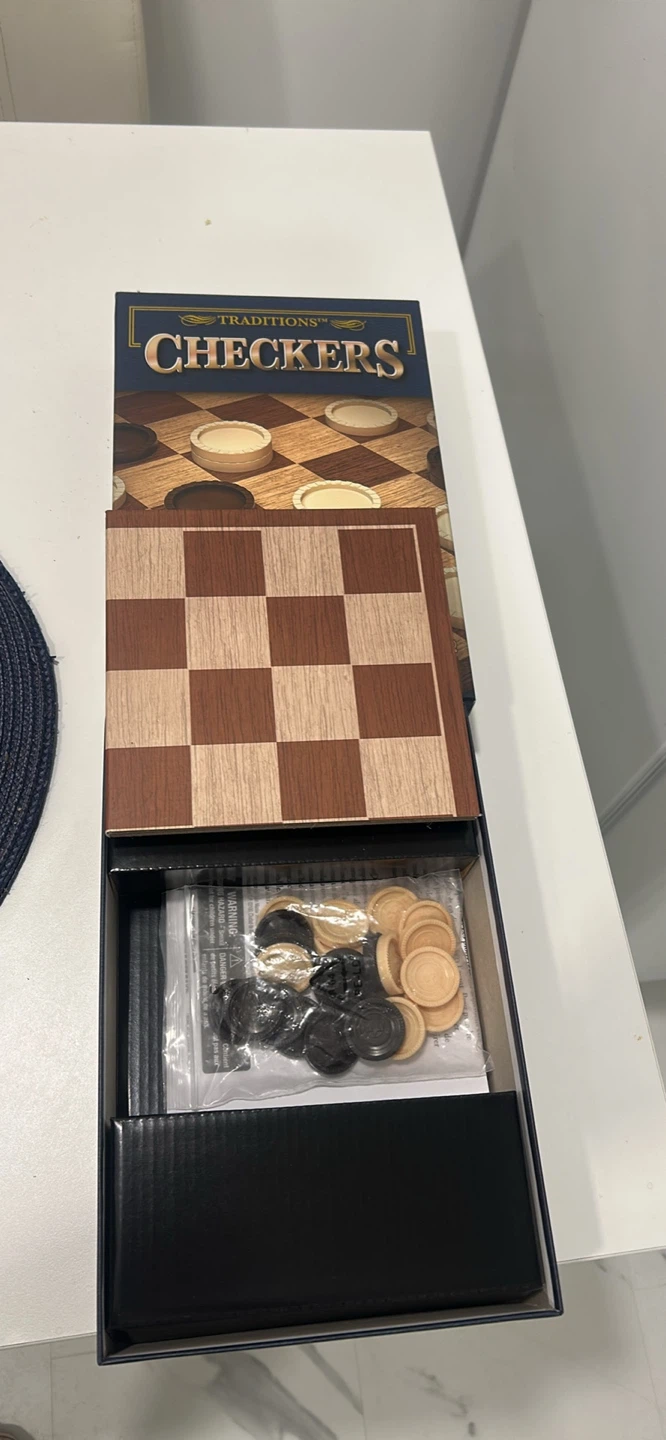 Traditions Checkers Board Game - photo 2