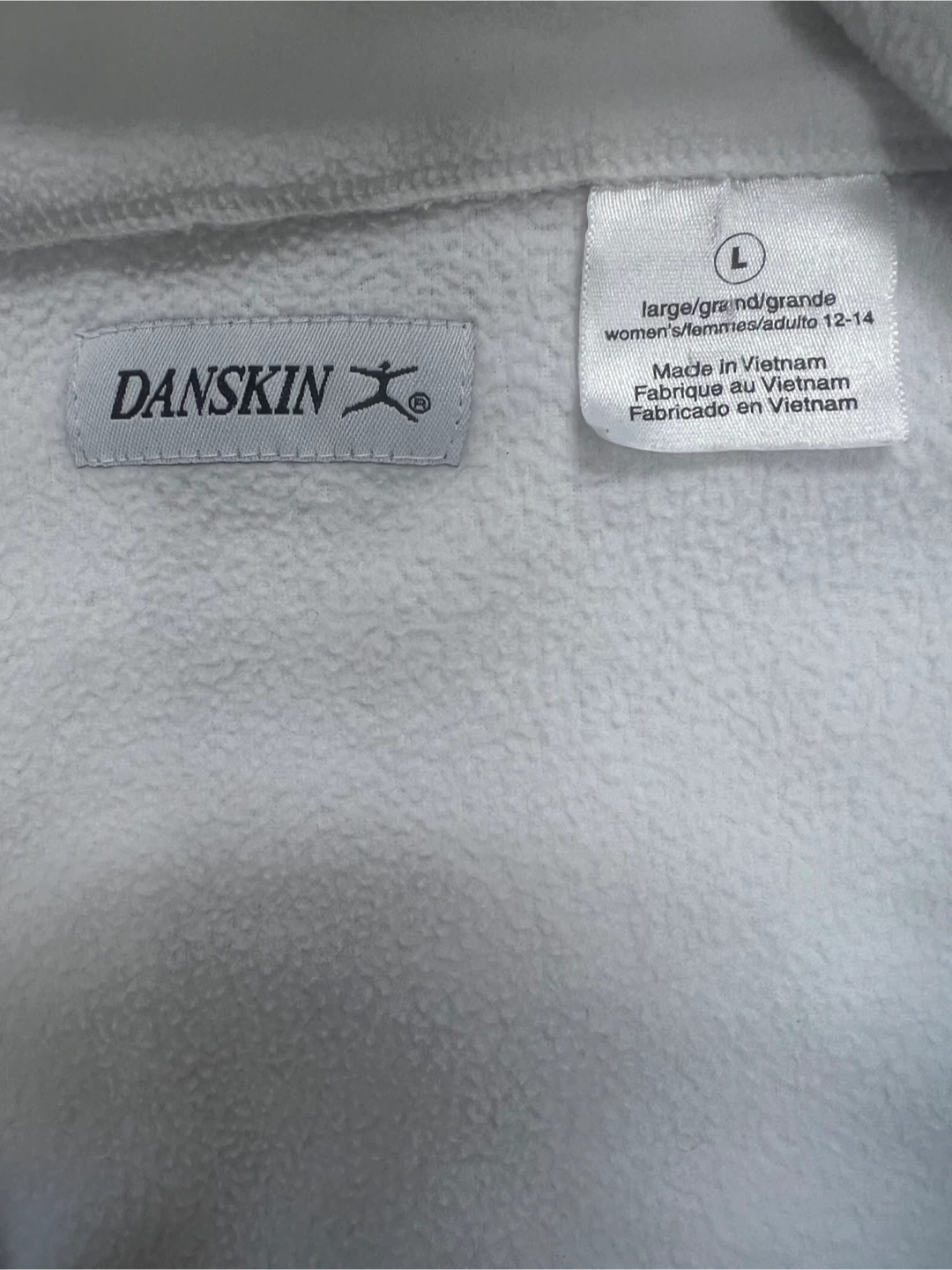 Danskin White Fleece Women’s sweatsuit - photo 3