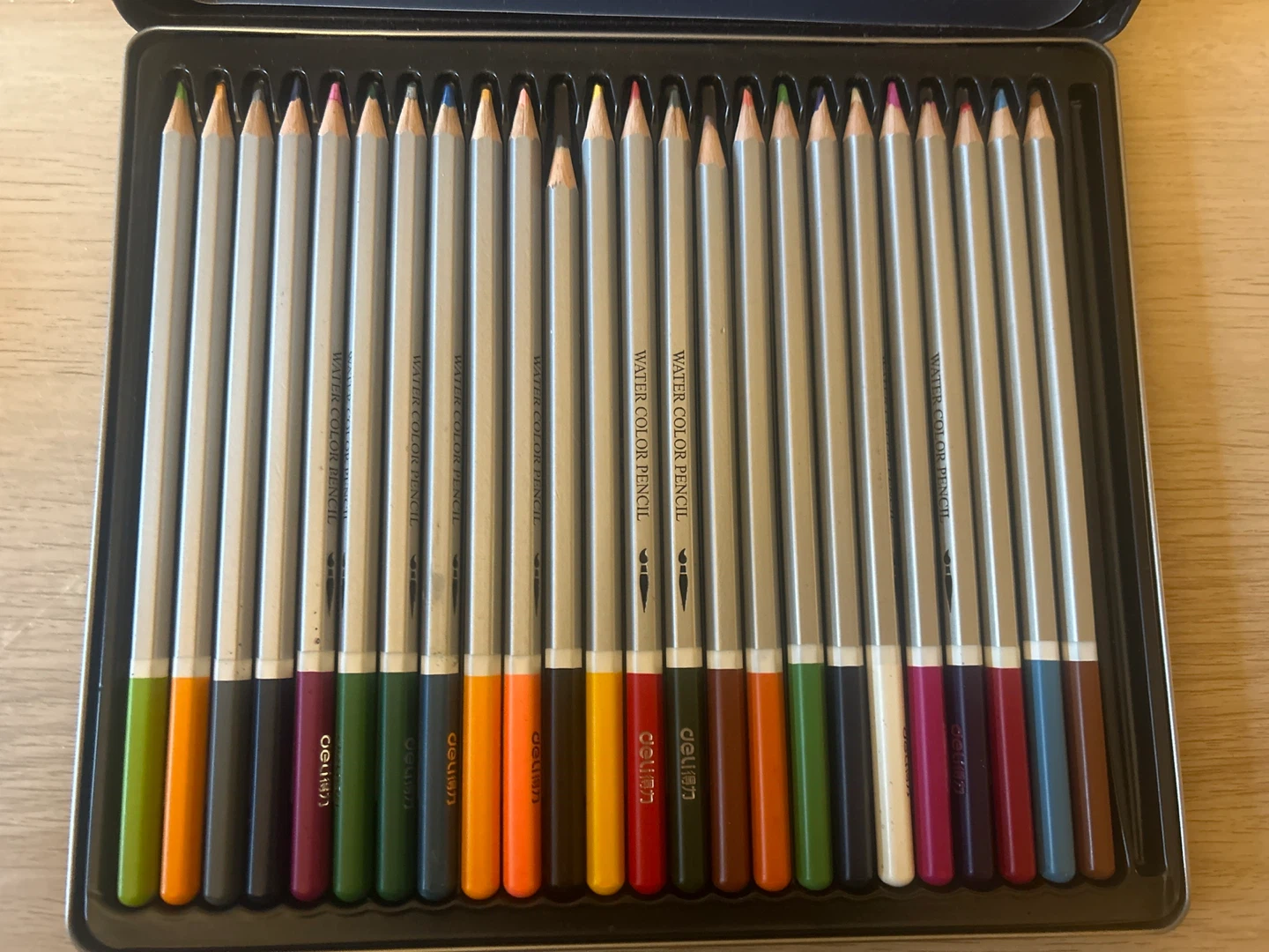 Deli Water Color Pencils - 24 Colors