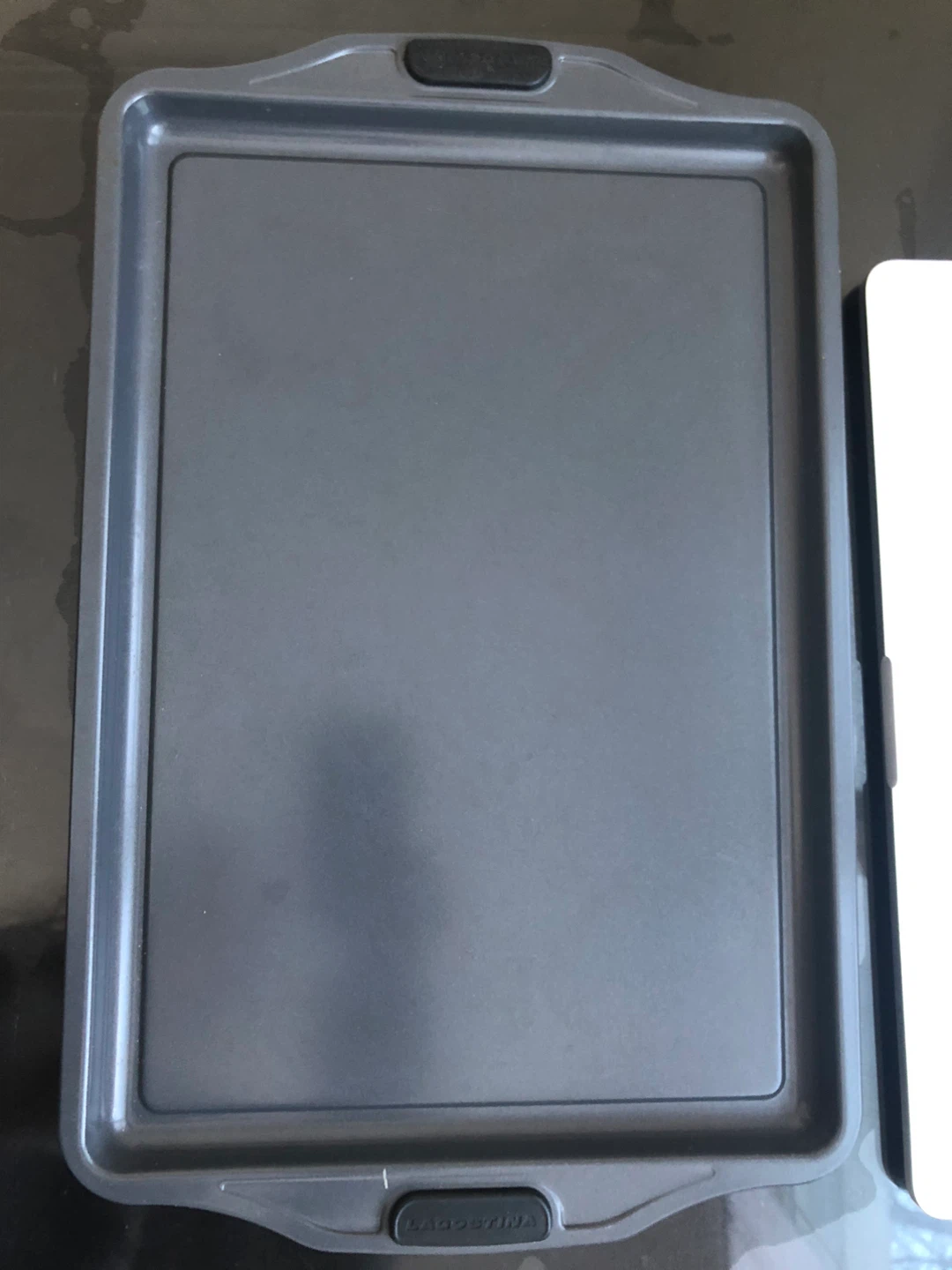 Two Lagostina non-stick baking sheet