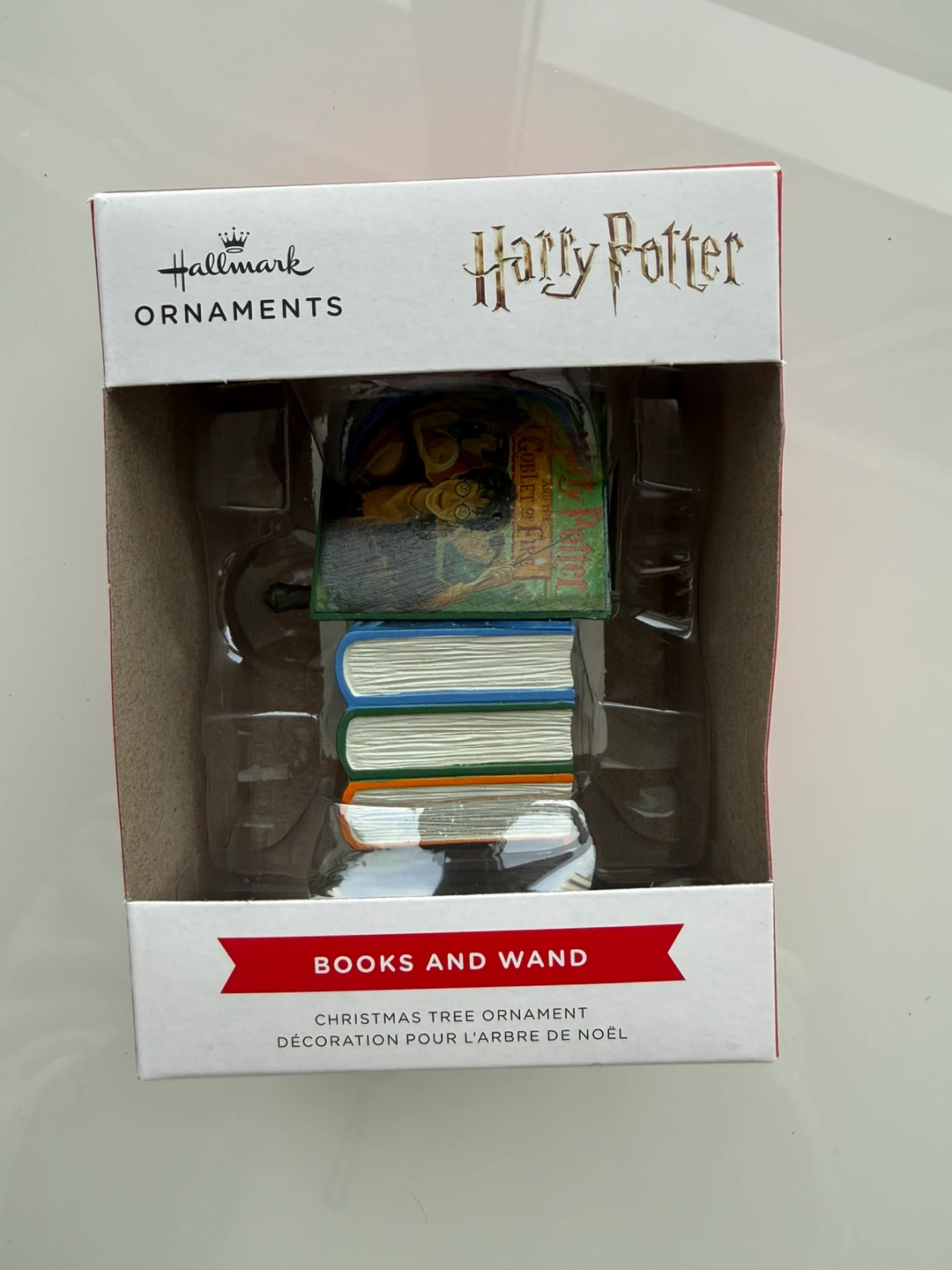 Hallmark Harry Potter Books and Wand Christmas Tree Ornament