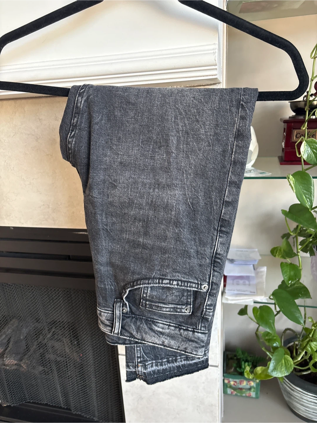ZARA Women's Grey Denim Jeans Size 4 - photo 4
