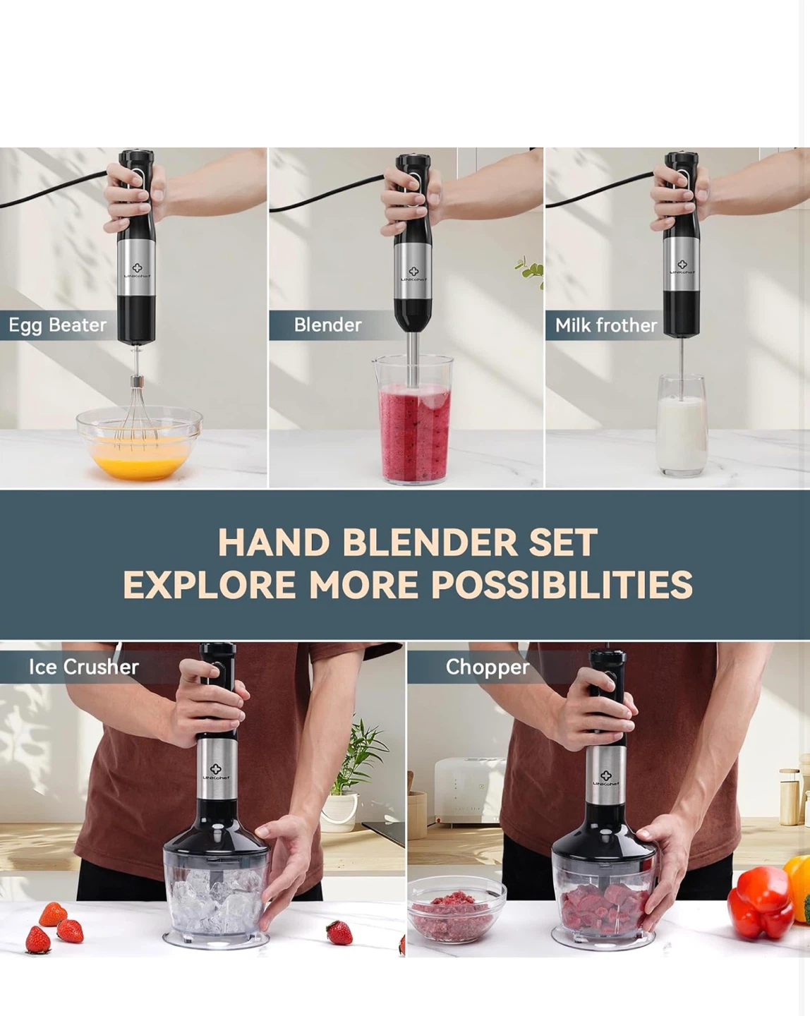 LINKChef Hand Blender Set - photo 5