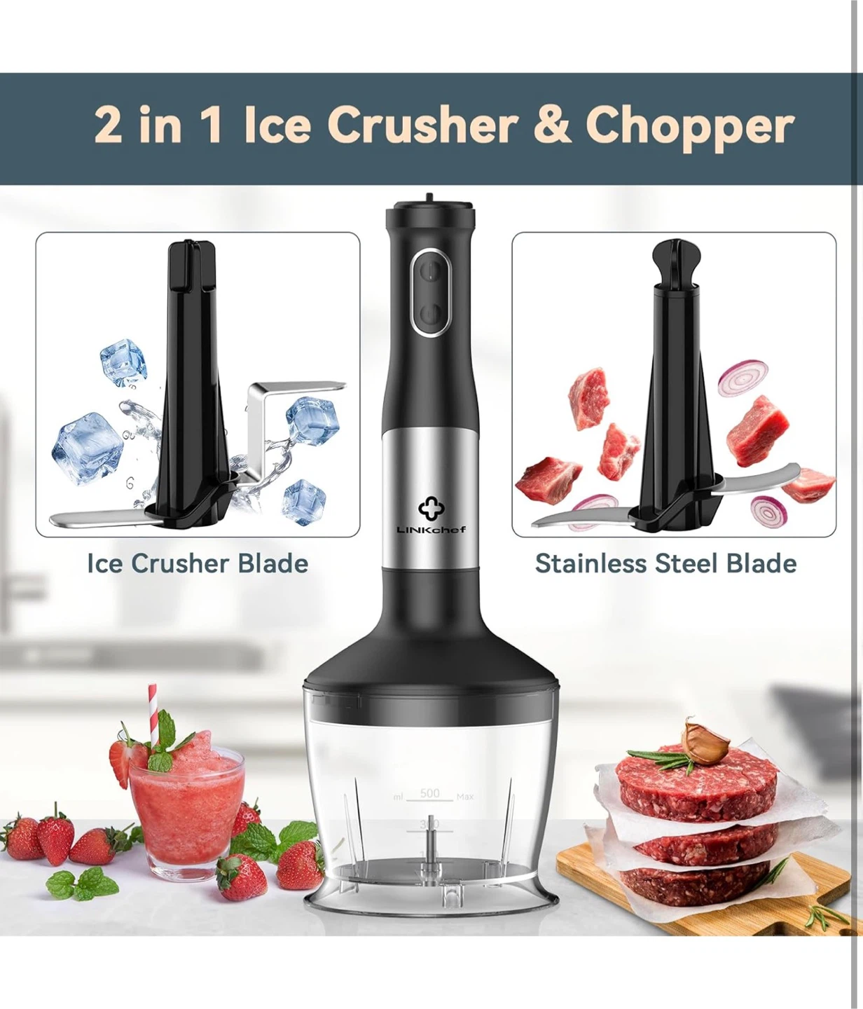 LINKChef Hand Blender Set - photo 4
