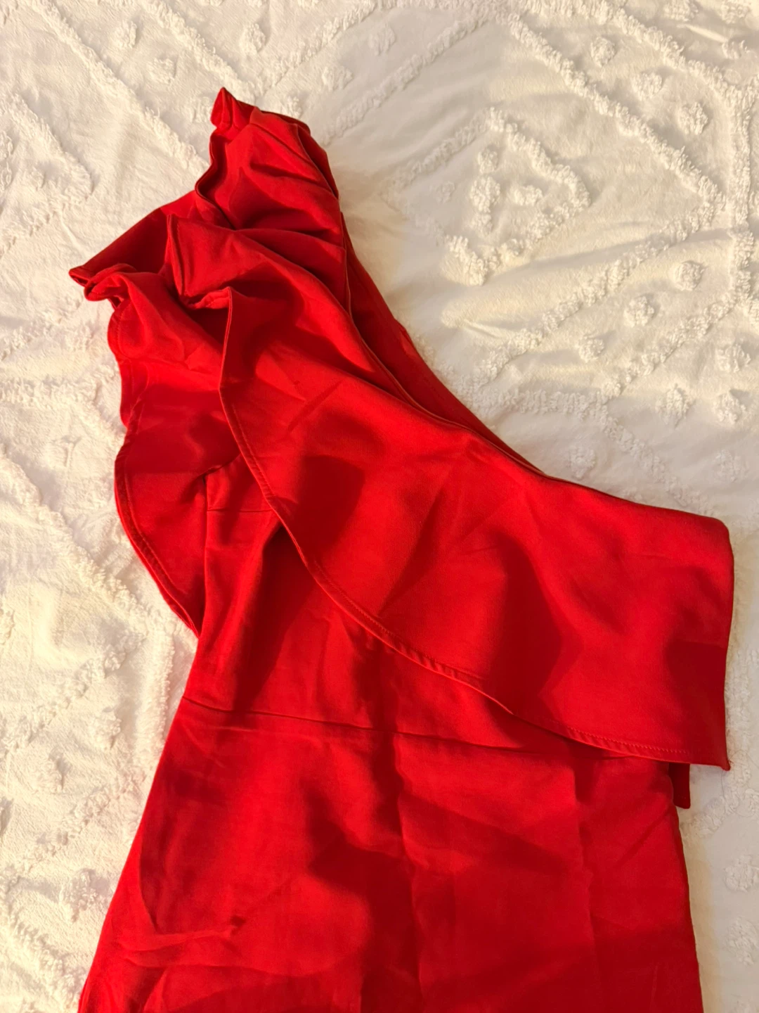 Milla by trendyol Red One-Shoulder Dress Size 40🏆 - photo 3
