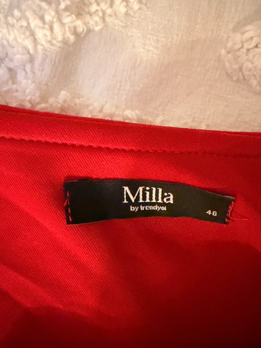 Milla by trendyol Red One-Shoulder Dress Size 40🏆 - photo 4