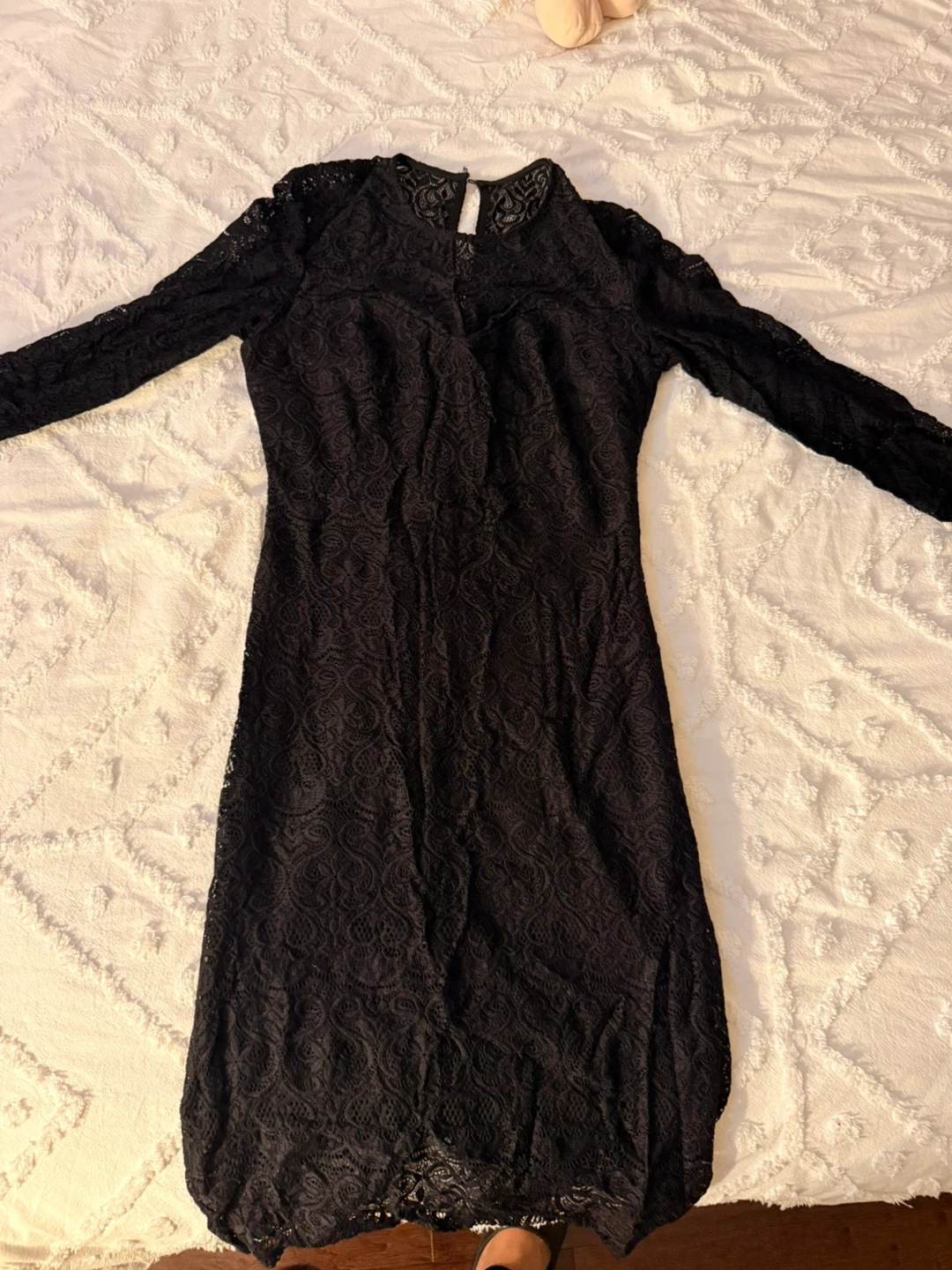Guess Black Lace Dress Size 10🏆