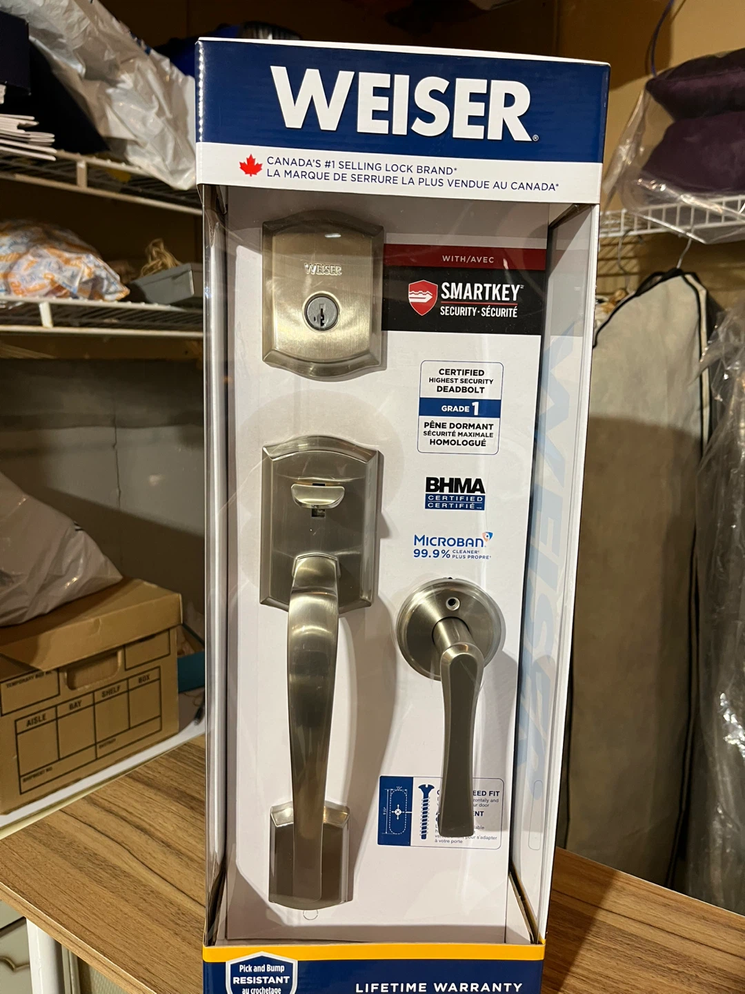 Weiser SmartKey Security Deadbolt Lock Set