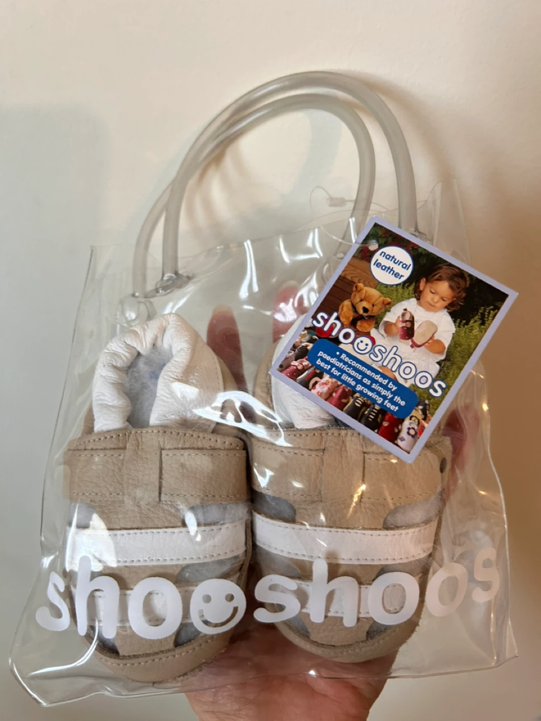 Shooshoos Baby Sandals - Natural Leather - photo 2
