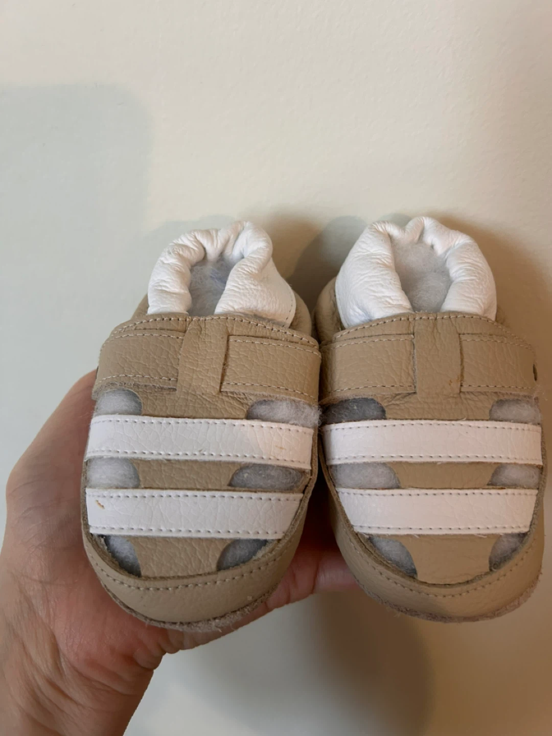 Shooshoos Baby Sandals - Natural Leather
