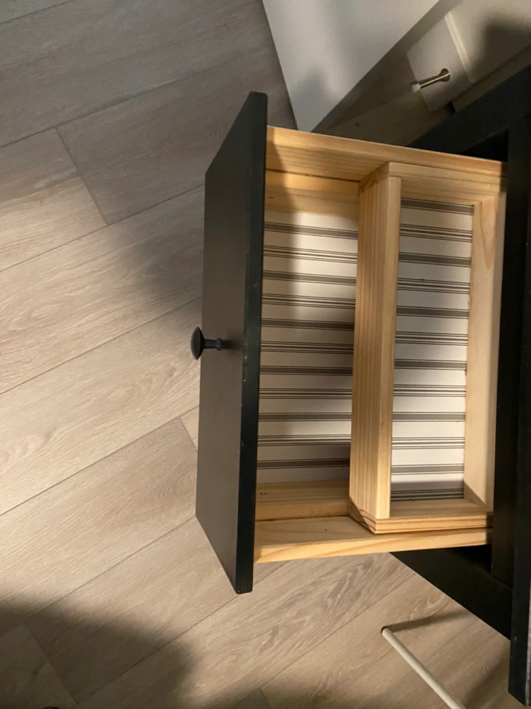 Black IKEA Hemnes Two-Drawer Nightstand (chest) - photo 4