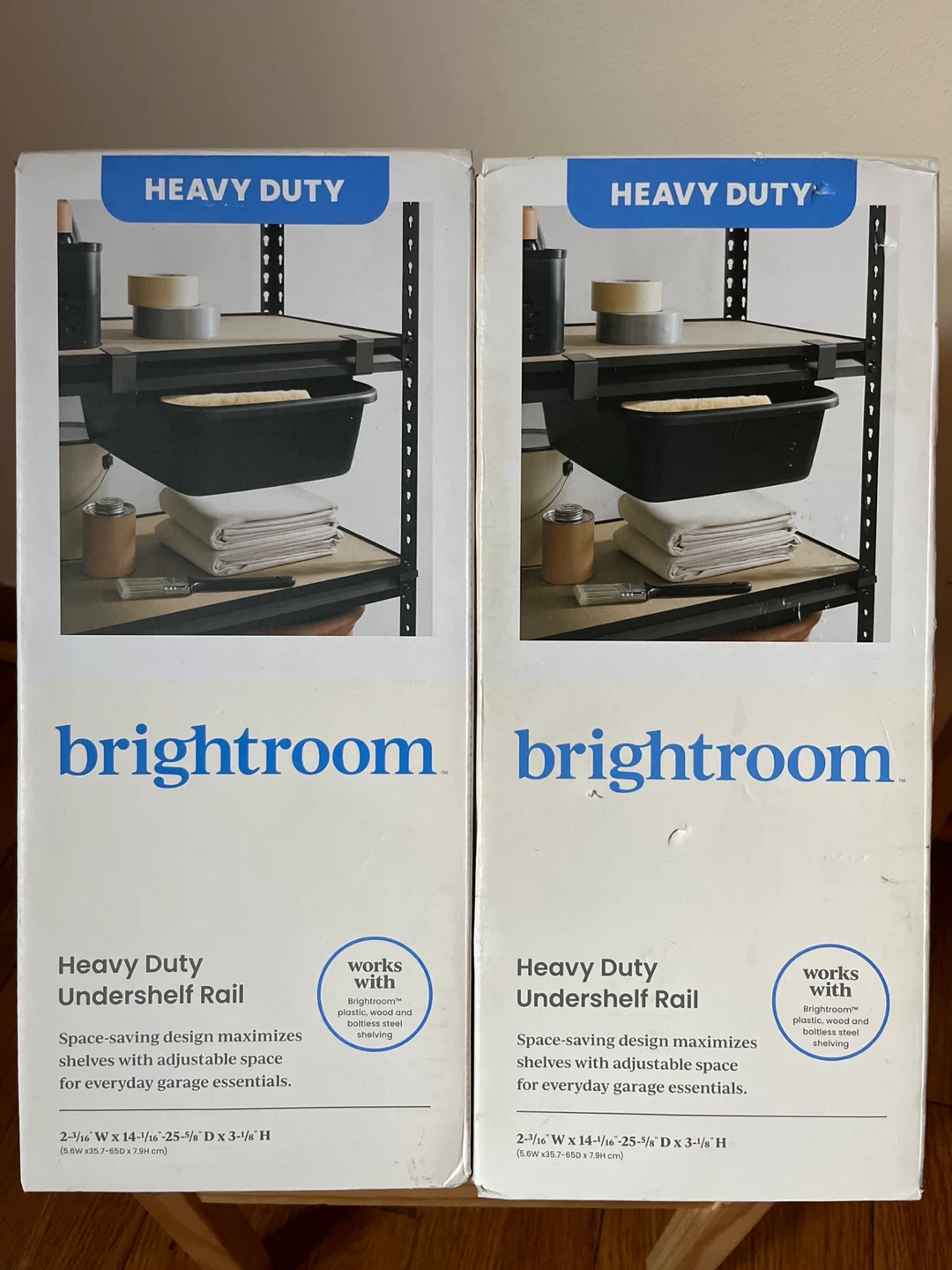 Brightroom Heavy Duty Undershelf Rail