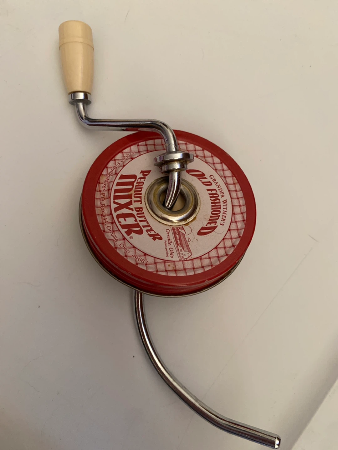 Grandpa Witmer's Old Fashioned Peanut Butter Mixer