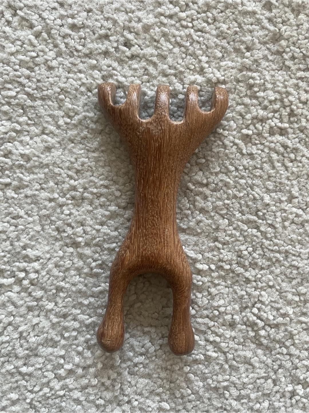 Wooden Head Massager