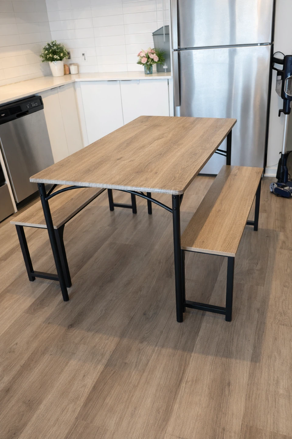Dining Table and Bench Set