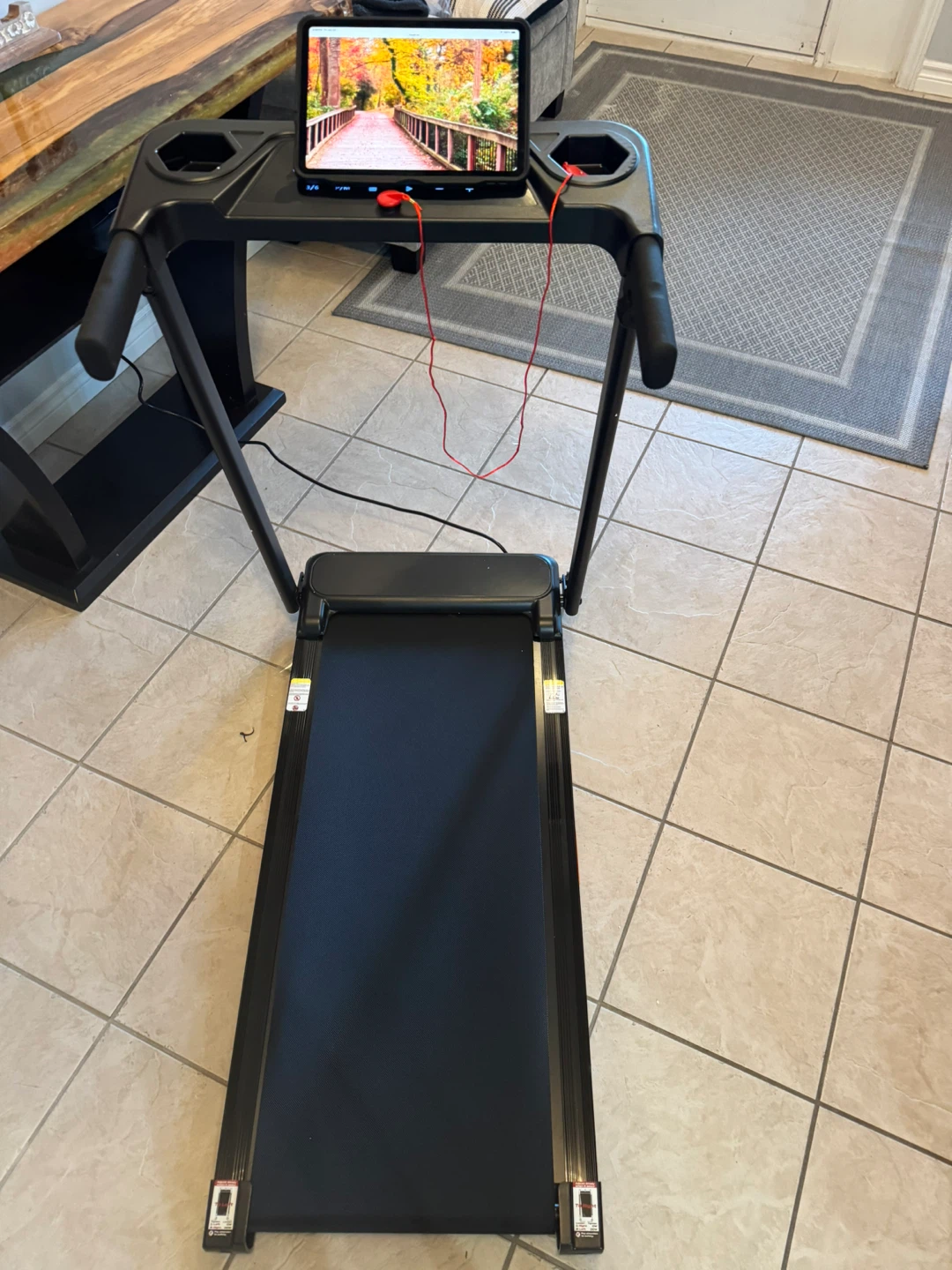Compact Folding Treadmill with incline - photo 2