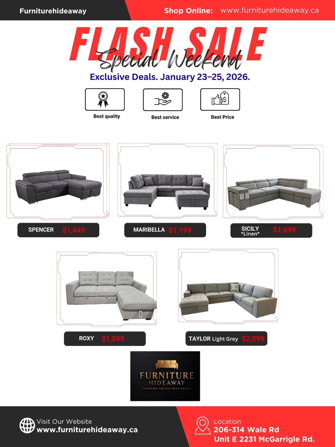 🔥 WEEKEND FLASH SALE — COUCHES WITH WARRANTY! 🔥 - photo 2