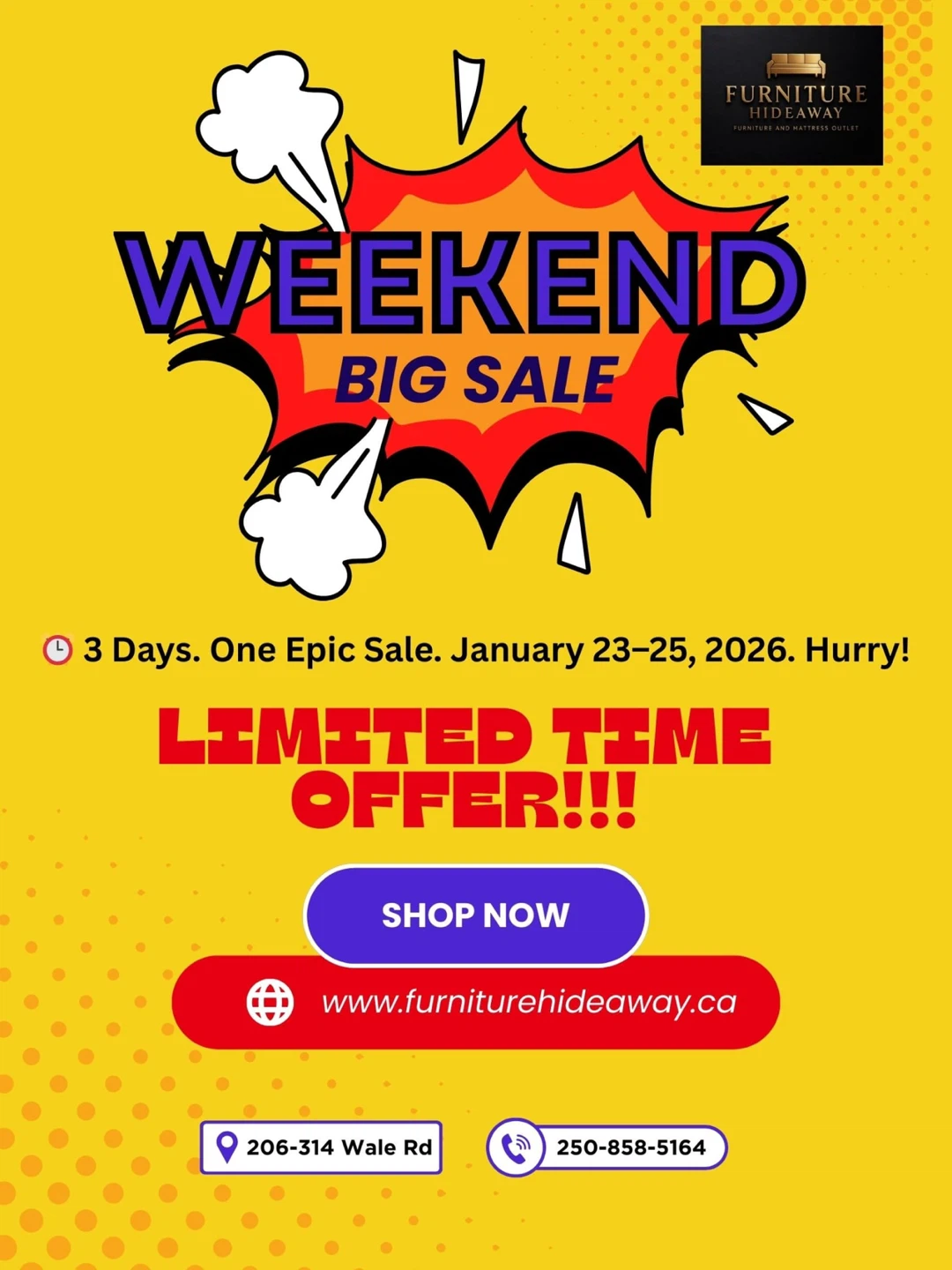 🔥 WEEKEND FLASH SALE — COUCHES WITH WARRANTY! 🔥