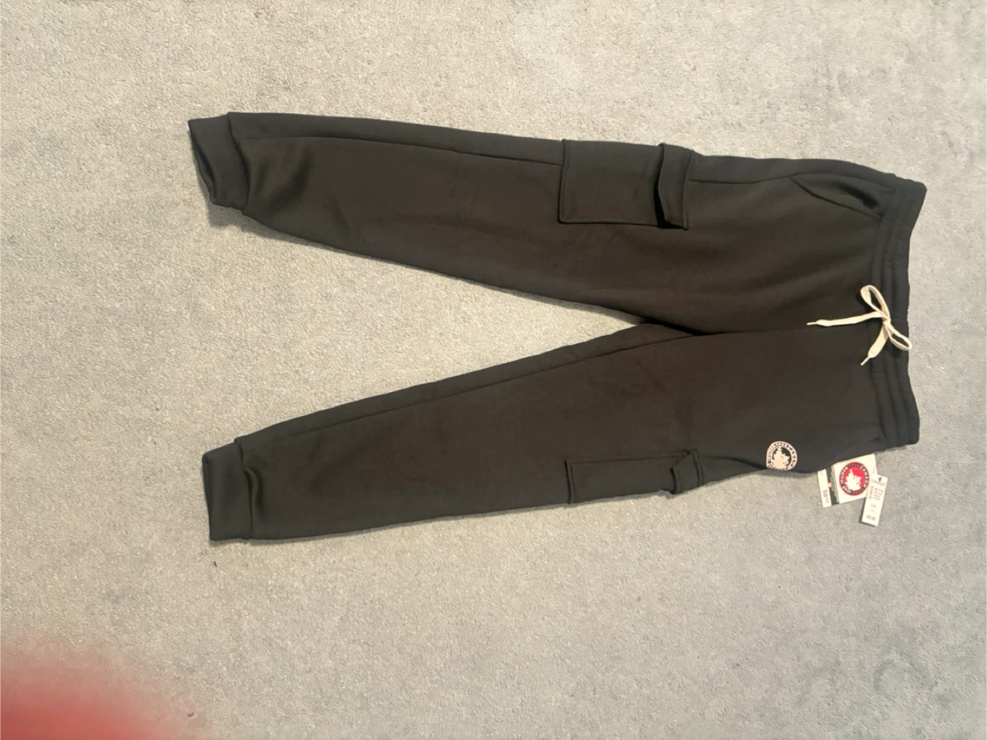 Canada Weathergear Black Cargo Jogger Pants L/G