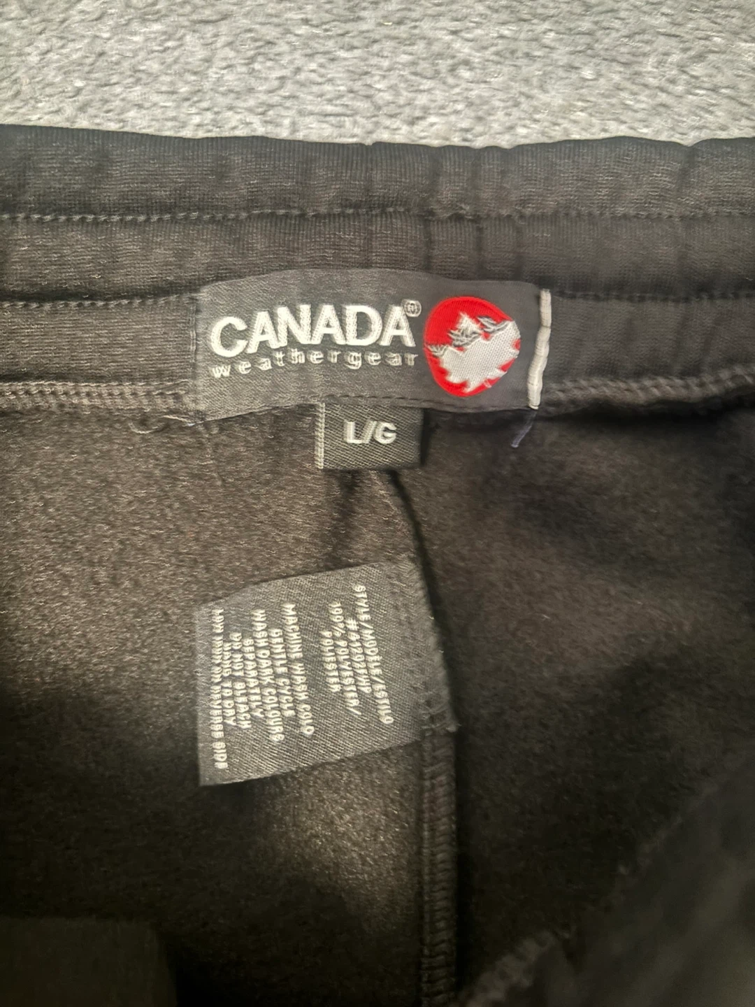 Canada Weathergear Black Cargo Jogger Pants L/G - photo 3