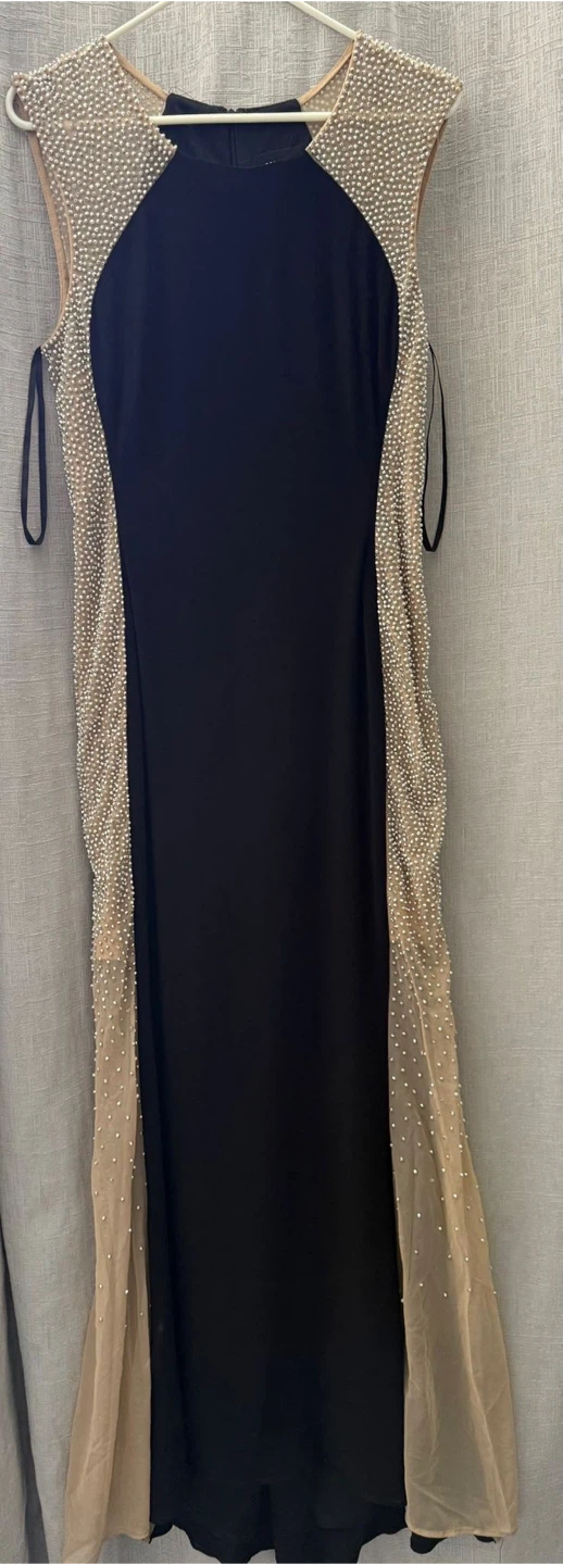 Xscape Women's Black Beaded IITY Dress Size 12 - photo 4