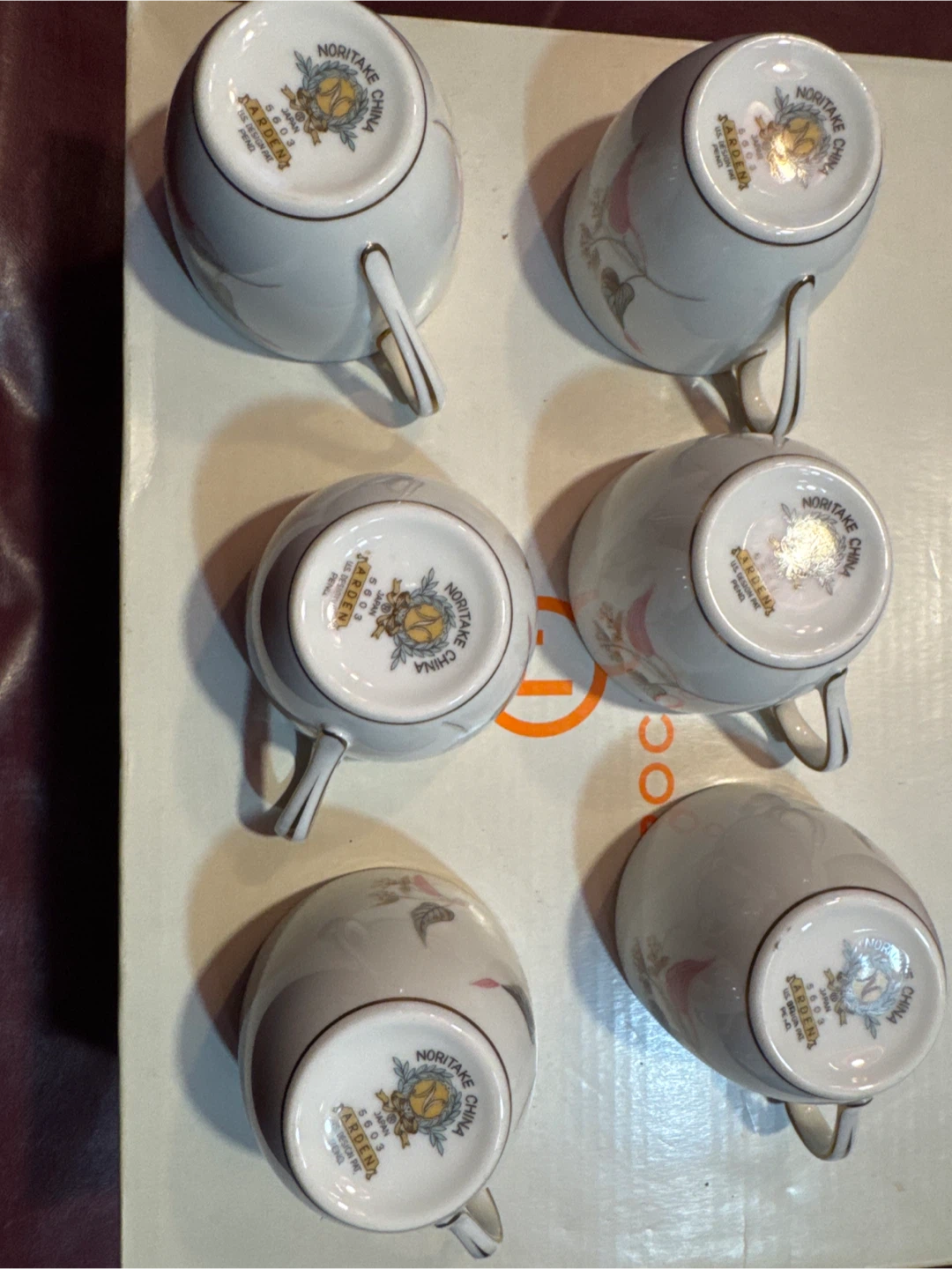 Set of 6 Noritake Arden Teacups - photo 2