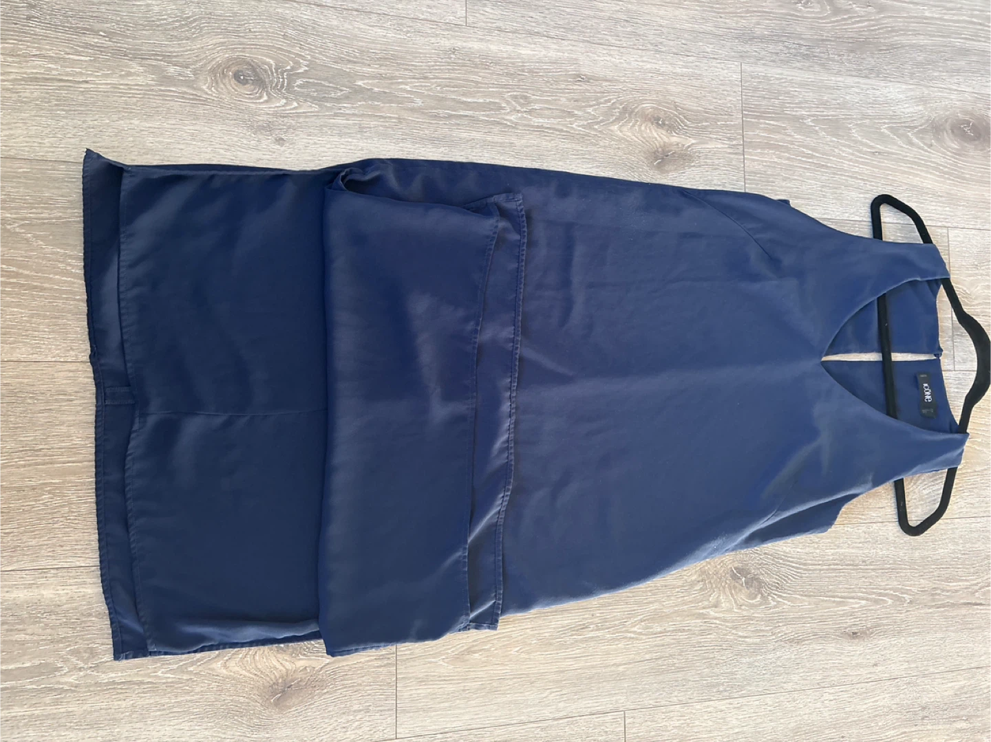 ICONE Navy V-Neck Sleeveless Dress - photo 4